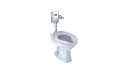 Toto CT705UN#01 Floor Mounted Elongated High Efficiency Toilet Bowl Only - Cotton White 