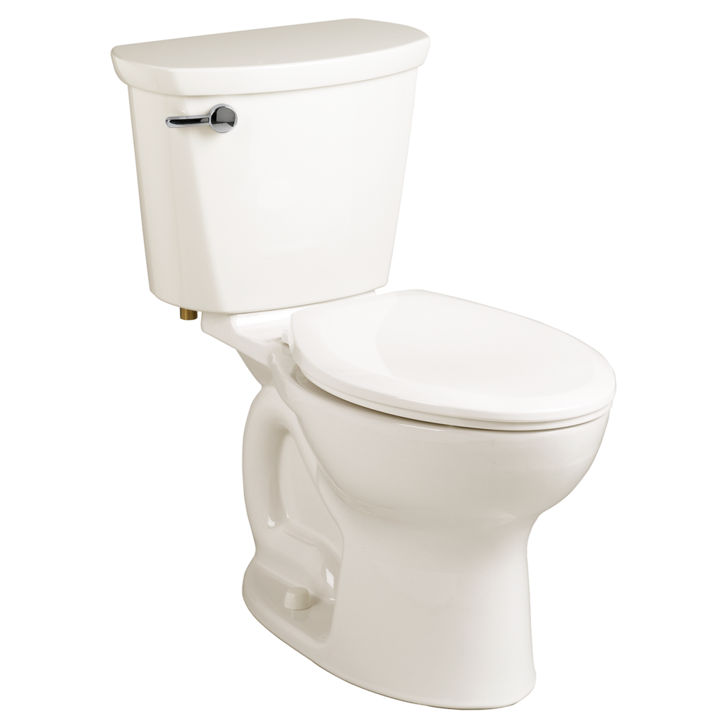 American Standard 215CA054.020 Cadet Pro Two-Piece Toilet, 1.6 GPF/6.0 LPF, Standard Height Elongated Toilet with Lined Tank, White (Less Seat) | Plumbers Center