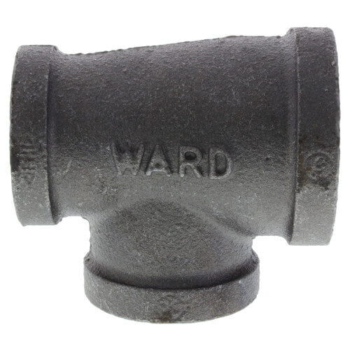 1-1/4" X 3/4" X 1" BLACK REDUCING TEE - Schedule 40 Black Steel Reducing Tee | Faucet Center