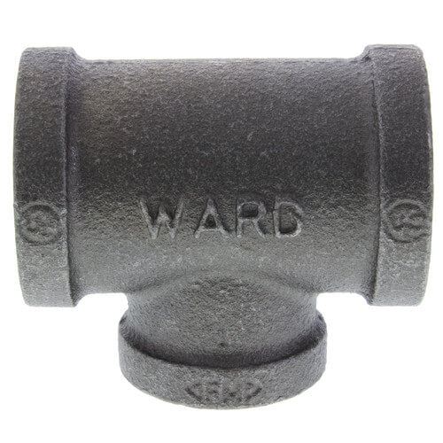 3" X 3" X 3/4" BLACK REDUCING TEE - Schedule 40 Black Steel Reducing Tee | Faucet Center