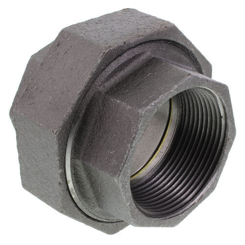 4" BLACK UNION - 4" Schedule 40 Black Steel Union with FNPT Connections, Class 150 | Faucet Center