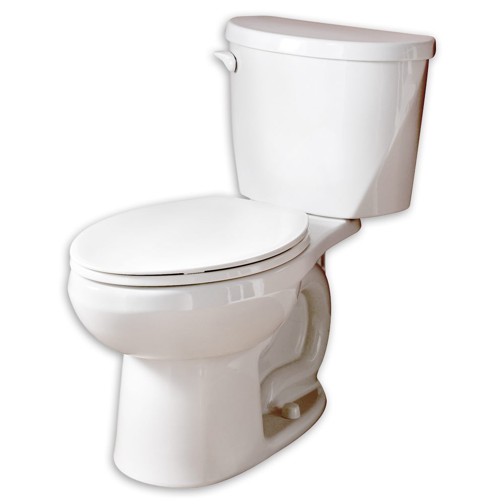 American Standard 2426012.020 Evolution 2 Two-Piece Toilet, 1.6 GPF/6.0 LPF, Standard Height Round Front Toilet, White (Less Seat)