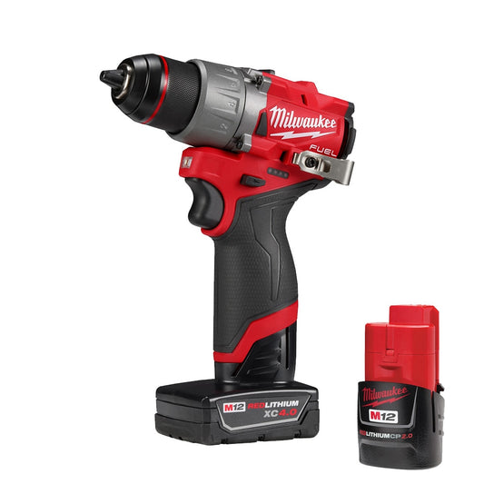 Milwaukee 3403-22 M12 FUEL 1/2" Cordless Drill/Driver Complete Kit | Plumbers Center