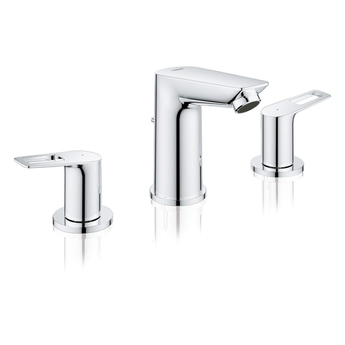 Grohe 20225001 Bauloop 8-Inch Widespread 2 Handle Bathroom Faucet, 1.2 GPM, StarLight Chrome 