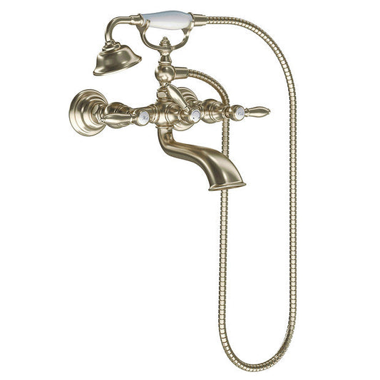 Moen  S22110BN Weymouth Two-Handle Tub Filler with Handheld Shower, Brushed Nickel