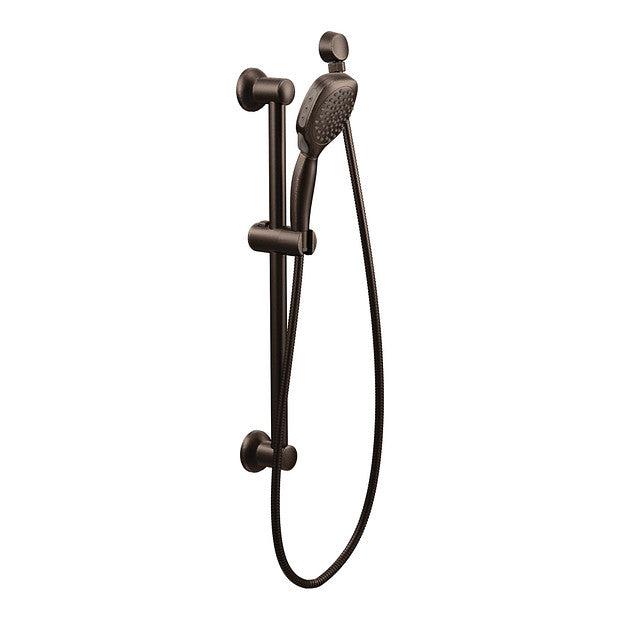 Moen S3870EPORB 4-Function Twist Eco-Performance Handheld Shower with a Slide Bar in Oil Rubbed Bronze 