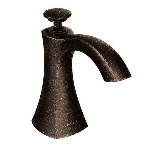 Moen S3948ORB Transitional 1-Hole Deck Mounted Hand Soap/Lotion Dispenser in Oil Rubbed Bronze 