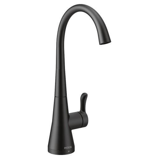 Moen S5520BL Sip Transitional One-Handle High Arc Beverage Faucet - Matte Black 