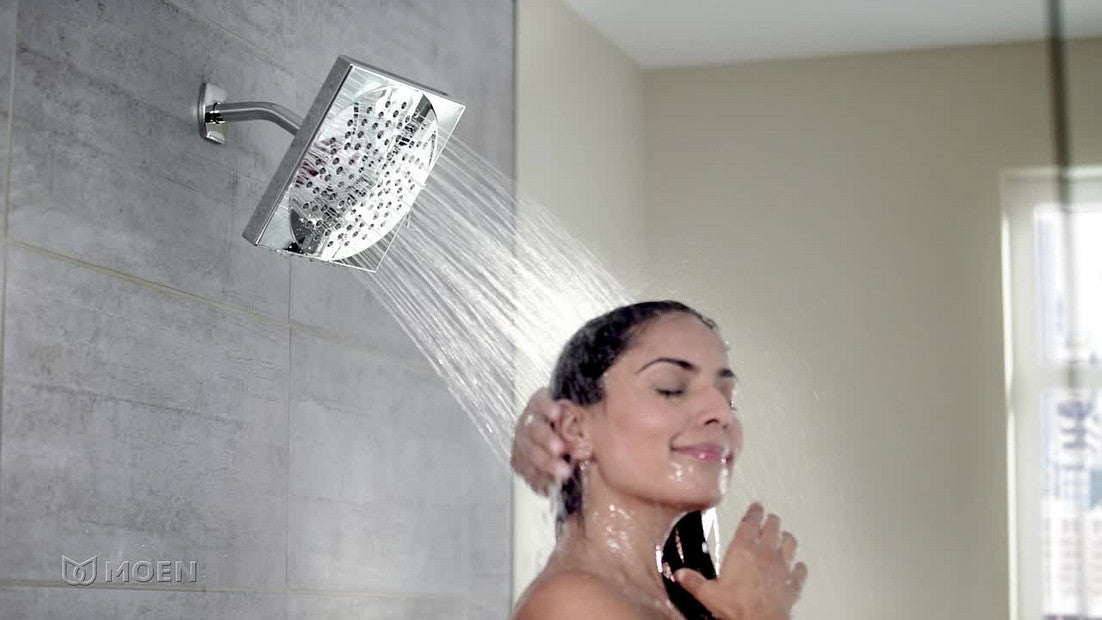 Moen S6345EP 2-Function 8-1/2" Diameter Spray Head Eco-Performance Rainshower Shower Head in Chrome 