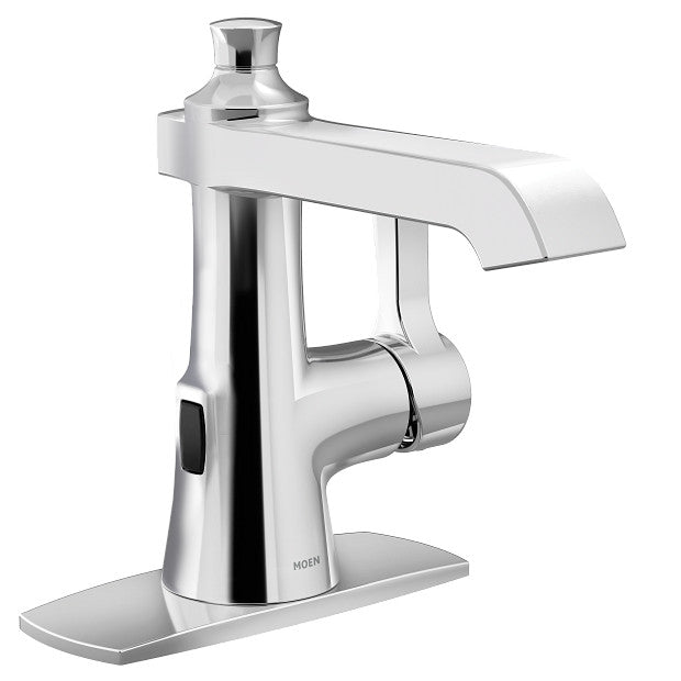 Moen S6981EW Flara One-Handle High Arc Bathroom Faucet with MotionSensor Wave, Chrome