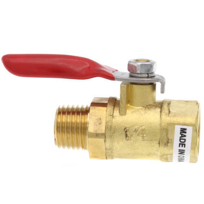 Winters SMV500 1/4" Female x 1/4" Male SMV Brass Mini Ball Valve with Level Handle 