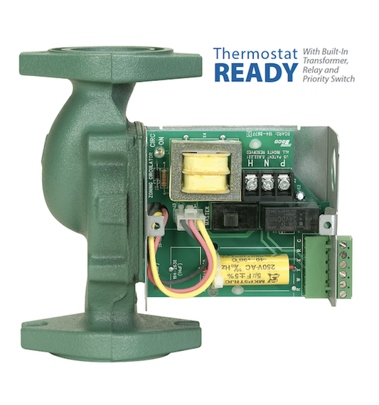 Taco 008-ZF6-6, Cast Iron Priority Zoning Circulator Pump 1/25 HP, 115V, 125 Max.PSI 