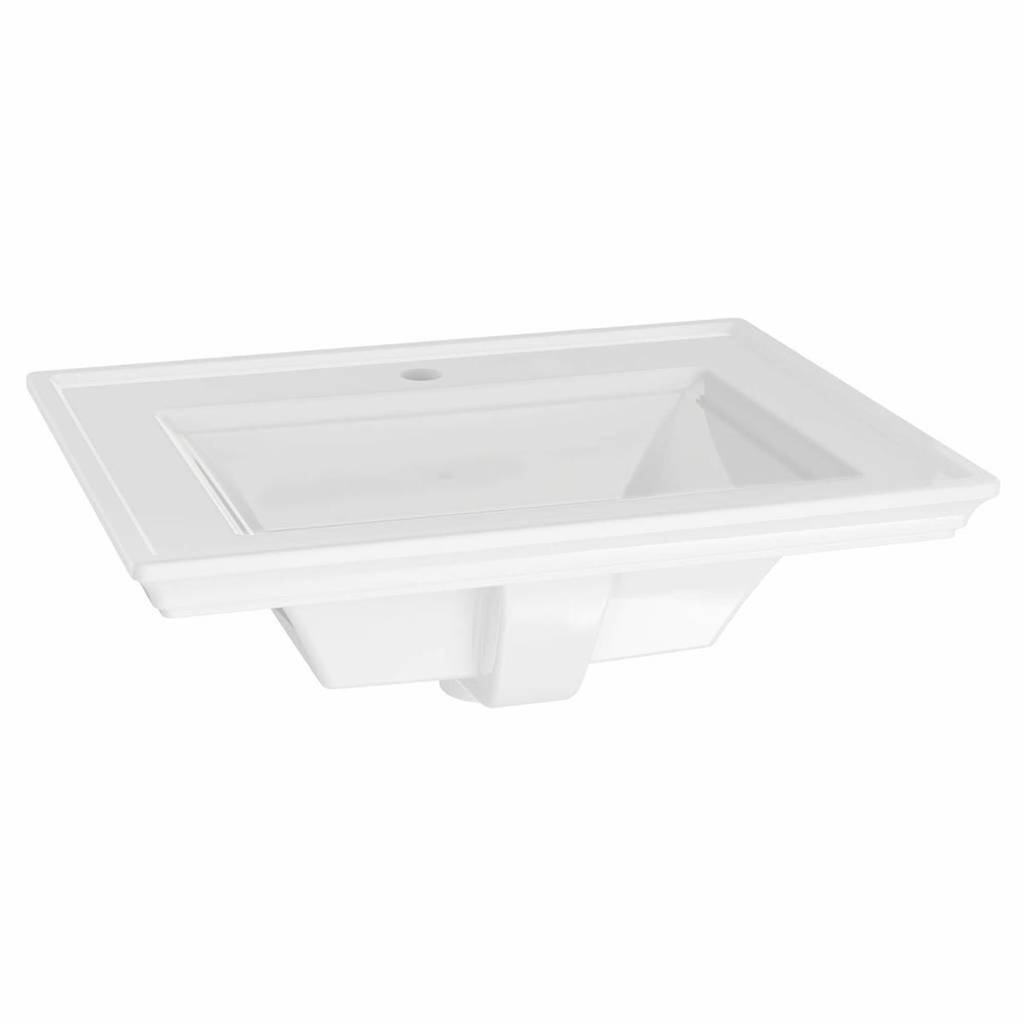 American Standard 1203001.020 - Town Square S Countertop Bathroom Sink, Center Hole, ADA Compliant, White | Plumbers Center