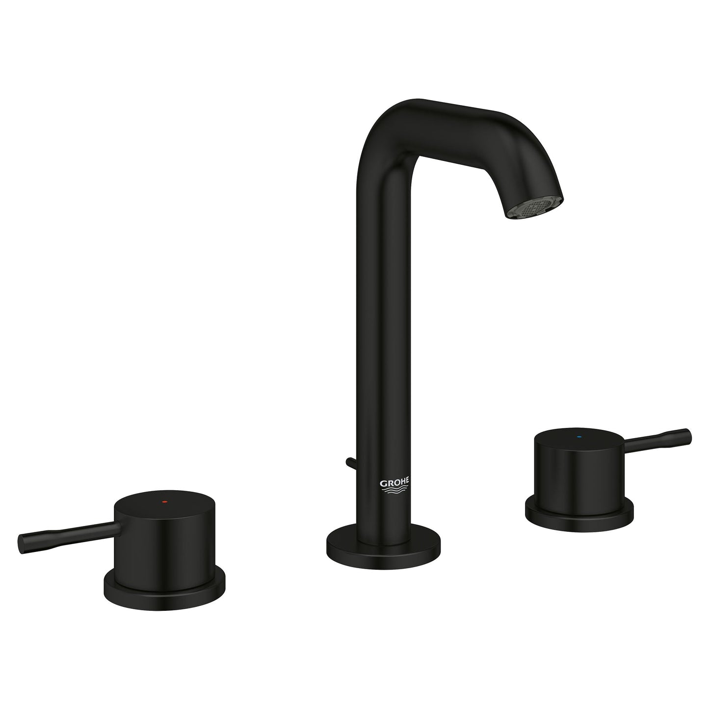 Grohe 202972431 Essence 8" Widespread 2-Handle Bathroom Faucet, 1.2 GPM, Matte Black | Plumbers Center