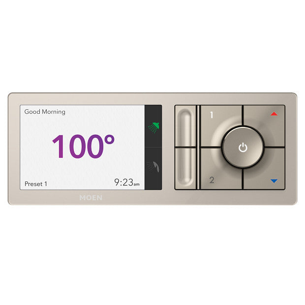 Moen TS3302TB U by Moen Smart Shower 2-Outlet Shower Controller, Wi-Fi Connected, App Driven Shower Controller, Terra Beige 