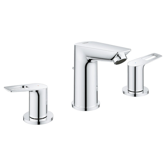 Grohe 20225001 Bauloop 8-Inch Widespread 2 Handle Bathroom Faucet, 1.2 GPM, StarLight Chrome | Plumbers Center