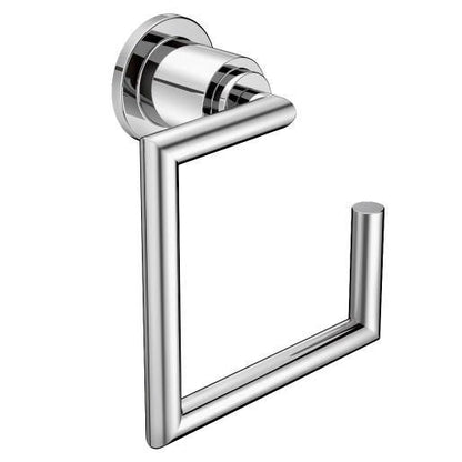 Moen YB0886CH Arris Wall Mounted Towel Ring in Chrome 